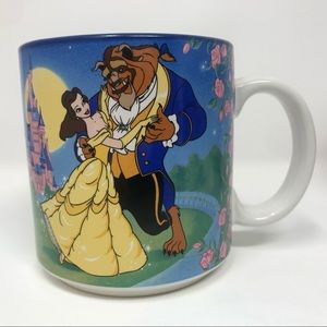 Vintage Disney Beauty & the Beast Cup Mug Classic